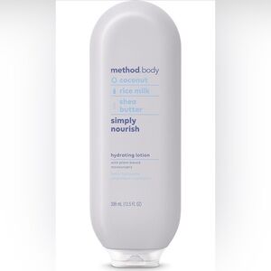 🥥 NWT Method Simply Nourish Coconut/Rice/Shea Butter Body Lotion - Bundle of 6